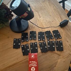 Star shower Slide Show Projector with 12 Slides. Valentines Halloween Christmas